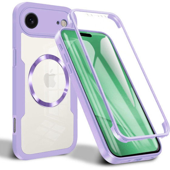 Techsuit - Colorverse 360 Magsafe Series + Screen Protector - Iphone 17 Air - Purple