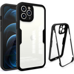 Techsuit - Colorverse 360 Series + Screen Protector - Iphone 12 Pro Max - Black