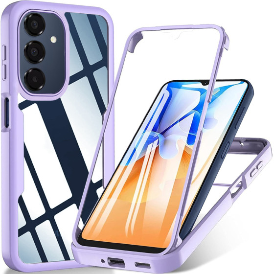 Techsuit - Colorverse 360 Series + Screen Protector - Samsung Galaxy A16 4G / A16 5G / A17 5G - Purple