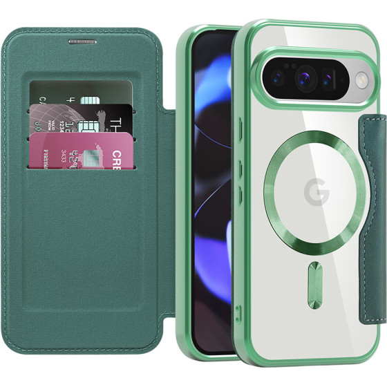 Techsuit - Smartmag Book Case - Google Pixel 10 / 10 Pro - Green