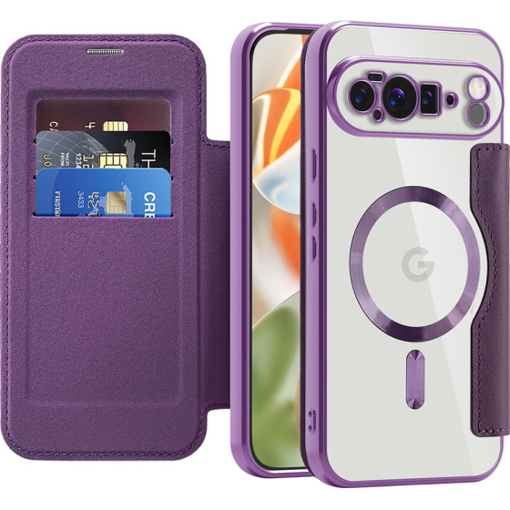 Techsuit - Smartmag Book Case - Google Pixel 10 Pro Xl - Purple