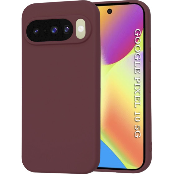 Techsuit - Softflex - Google Pixel 10 / 10 Pro - Plum Red