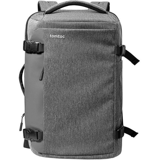 Tomtoc Navigator-T66 17'' 40L Travel Laptop Backpack (Gray) - (T66M1G1)