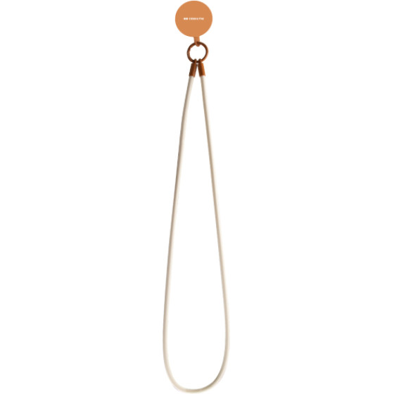 SBS Silicone Necklace Lanyard For Smartphones Ivory - (CMSILLACEI)