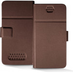 SBS Universal Book Wallet 158X78mm Brown - (BOOKSLIMUN55BR)