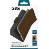 SBS Universal Book Wallet 158X78mm Brown - (BOOKSLIMUN55BR)