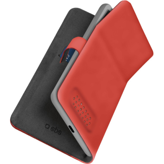 SBS Universal Book Wallet 170X80mm Red - (BOOKSLIMUN68R)