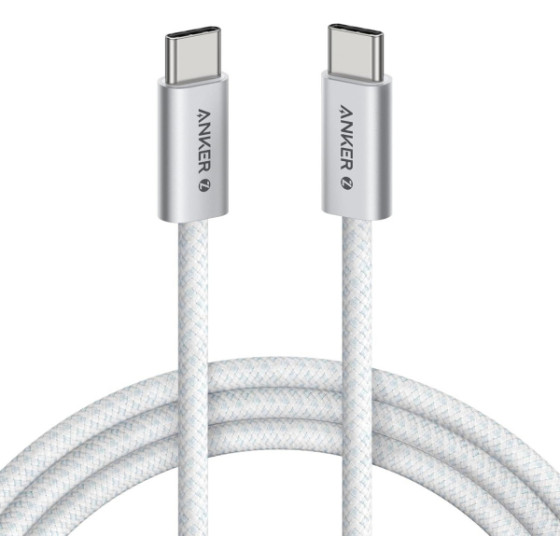 Anker USB-C To USB-C Cable Zolo, 240W, 1m, White - (A8060H21)