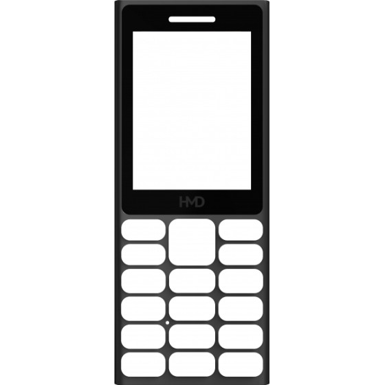 HMD Display Frame For 105 4G, Black - (5001000445SH0)