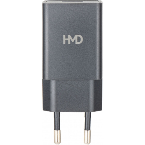 HMD Wall Charger , 10W, 2A, 1 x USB-A, Black - (H601000618SH0)