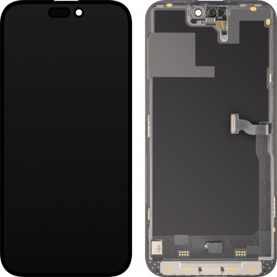 MP Lcd Display Module For Apple Iphone 14 Pro Max, Soft Oled 120Hz Fhd Diagnostic Version, Black