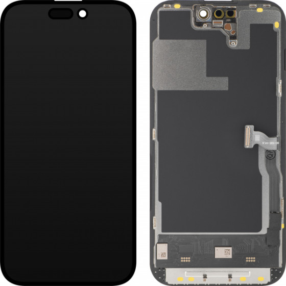 MP Lcd Display Module For Apple Iphone 14 Pro, Soft Oled 120Hz Fhd Diagnostic Version, Black