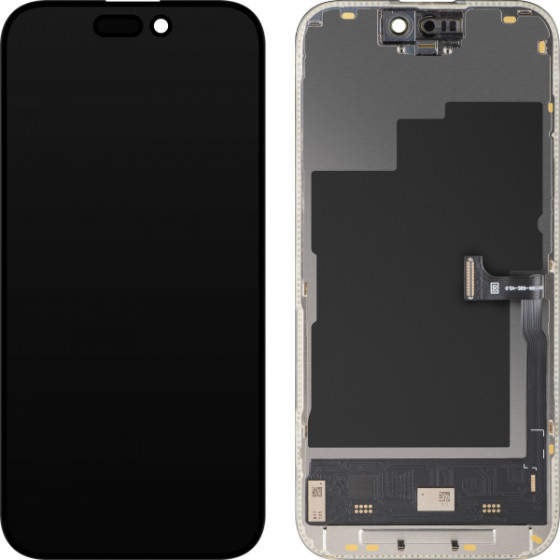 MP Lcd Display Module For Apple Iphone 15 Pro, Soft Oled Ic Movable 120Hz Fhd Version, Black