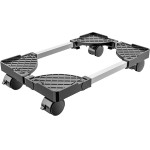 Lamtech Adjustable Pc Stand With Wheels Max 25KG BLACK/Silver - (LAM980398)