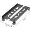 Lamtech Adjustable Pc Stand With Wheels Max 30KG Black - (LAM980404)