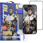 Blueo - 3D AR Full Glue Glass with Applicator Pro - iPhone 16 Pro Max - Black