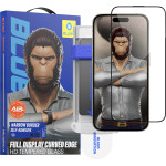 Blueo - 3D HD Full Glue Glass with Applicator Pro - iPhone 16 Pro Max - Black