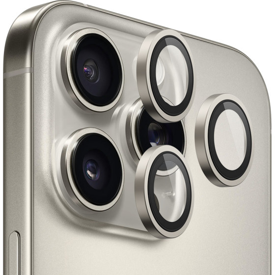 Blueo - 99 Anti-Reflective Lens Glass - iPhone 16 Pro / iPhone 16 Pro Max - Natural Titanium