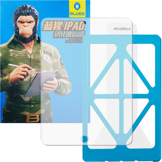 Blueo - HD Tempered Glass with Applicator Pro - iPad 10.2'' (2021 / 2020 / 2019) - Clear