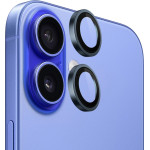 Blueo - Original Metal Frame Lens Protector (2 pack) - iPhone 16 / iPhone 16 Plus - Blue