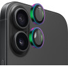Blueo - Original Metal Frame Lens Protector (2 pack) - iPhone 16 / iPhone 16 Plus - Colorful