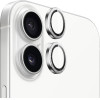 Blueo - Original Metal Frame Lens Protector (2 pack) - iPhone 16 / iPhone 16 Plus - Glitter Diamond