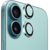 Blueo - Original Metal Frame Lens Protector (2 pack) - iPhone 16 / iPhone 16 Plus - Green