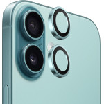 Blueo - Original Metal Frame Lens Protector (2 pack) - iPhone 16 / iPhone 16 Plus - Green