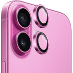 Blueo - Original Metal Frame Lens Protector (2 pack) - iPhone 16 / iPhone 16 Plus - Pink