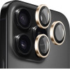 Blueo - Original Metal Frame Lens Protector (3 pack) - iPhone 13 Pro / iPhone 13 Pro Max - Golden