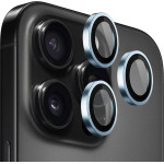 Blueo - Original Metal Frame Lens Protector (3 pack) - iPhone 13 Pro / iPhone 13 Pro Max - Light Blue