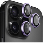 Blueo - Original Metal Frame Lens Protector (3 pack) - iPhone 14 Pro / iPhone 14 Pro Max - Purple