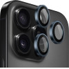 Blueo - Original Metal Frame Lens Protector (3 pack) - iPhone 15 Pro - Blue