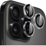 Blueo - Original Metal Frame Lens Protector (3 pack) - iPhone 16 Pro / iPhone 16 Pro Max - Clear