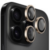 Blueo - Original Metal Frame Lens Protector (3 pack) - iPhone 16 Pro / iPhone 16 Pro Max - Gold Titanium
