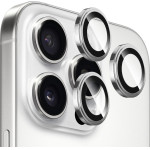 Blueo - Sapphire Crystal Original Lens Glass (3 pack) - iPhone 16 Pro / iPhone 16 Pro Max - Silver Titanium