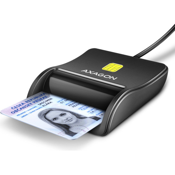 Axagon CRE-SM3N Usb Smart Card FLATREADER