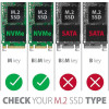 Axagon EEM2-UB2 USB-C 3.2 Gen 2 - M.2 Nvme Ssd 42-80MM Box BLACK