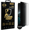 Idol 1991 Tempered Glass Iphone 17 6.3'' 9H 0.25mm Premium Privacy Antispy Semi Curved Full Glue BLACK