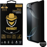 Idol 1991 Tempered Glass Iphone 17 6.3'' 9H 0.25mm Privacy Antispy Semi Curved Full Glue BLACK