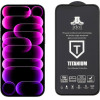 Idol 1991 Tempered Glass Iphone 17 Air 6.9'' 9H 0.25mm Titanium Semi Curved Full Glue BLACK