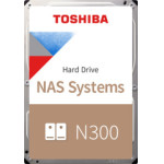 Toshiba Hdd 3,5'' 8TB Nas N300 SATA3, 7200 RPM, Cache 256 MB, 3YW. - (HDWG480EZSTA)