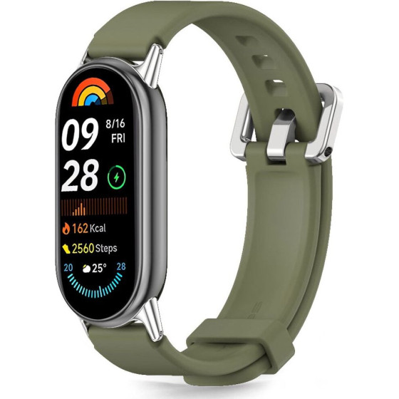 Tech-Protect Iconband Classic Strap For Xiaomi Smart Band 8 / 9 / 10 / Nfc - Green - (28210-0)