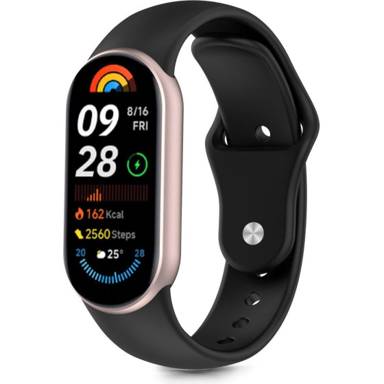 Tech-Protect Iconband Pure Strap For Xiaomi Smart Band 8 / 9 / 10 / Nfc - Black - (28238-0)
