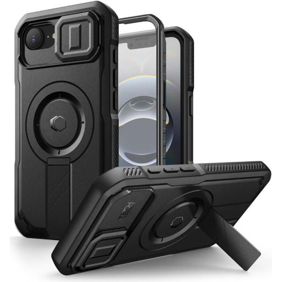 Tech-Protect Kevlar Magsafe Case For Iphone 16e - Black - (28240-0)