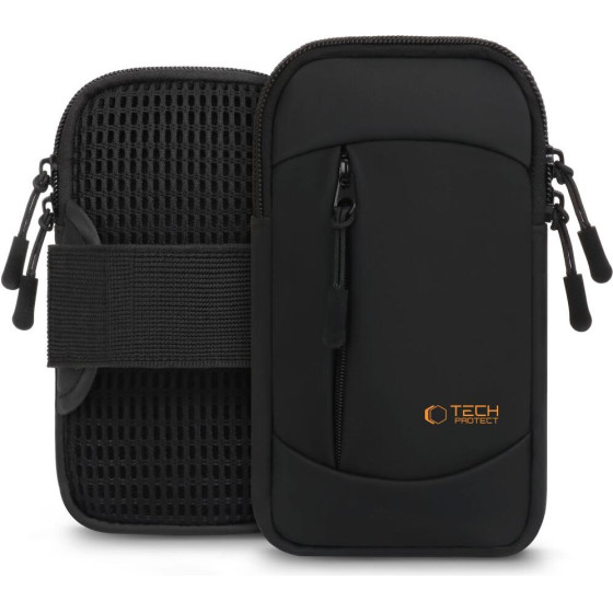 Tech-Protect M6 Universal Sport Armband - Black And Orange - (28441-0)
