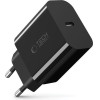 Tech-Protect NC20W USB-C 1-Port PD20W Wall Charger - Black - (28297-0)