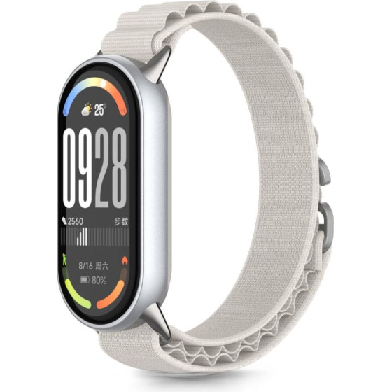 Tech-Protect Nylon Pro Strap For Xiaomi Smart Band 8 / 9 / 10 / Nfc - Beige - (28293-0)