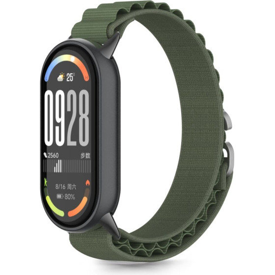 Tech-Protect Nylon Pro Strap For Xiaomi Smart Band 8 / 9 / 10 / Nfc - Green - (28292-0)