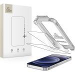Tech-Protect Quick Set+ 2-Pack Tempered Glass For Iphone 12 / 12 Pro - Black - (28450-0)